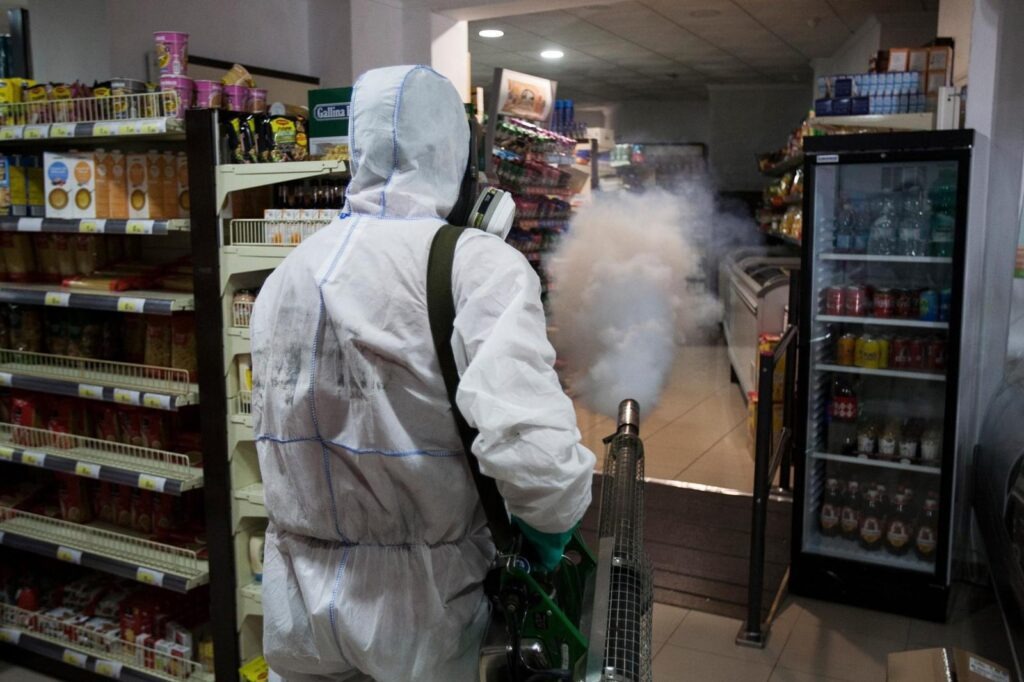 desinfección de plagas